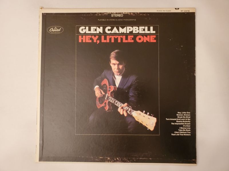 Glen Campbell Hey, Little One vinyl record